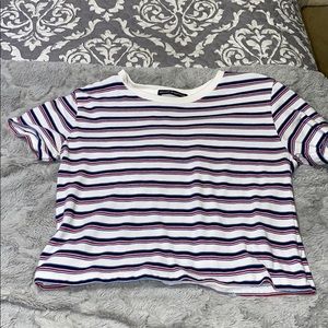 Brandy Melville striped crop T-shirt